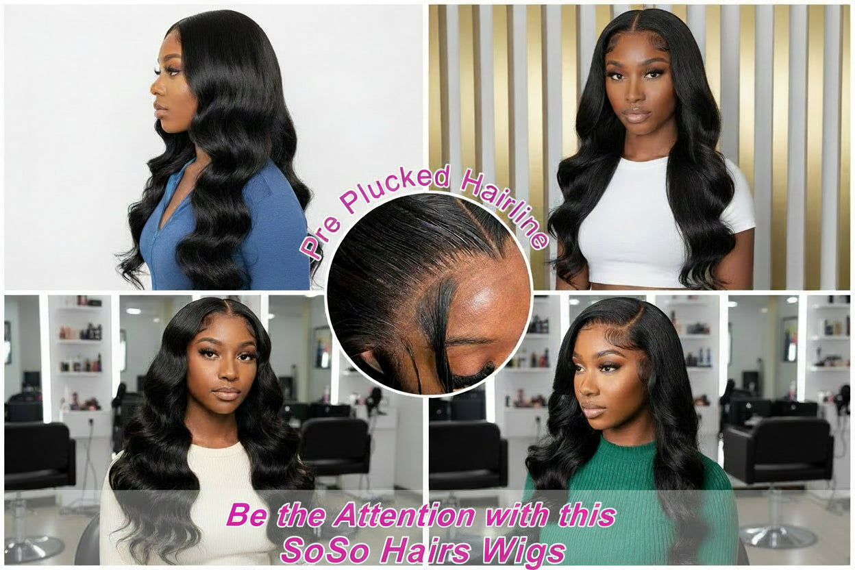 Wavy Black hair