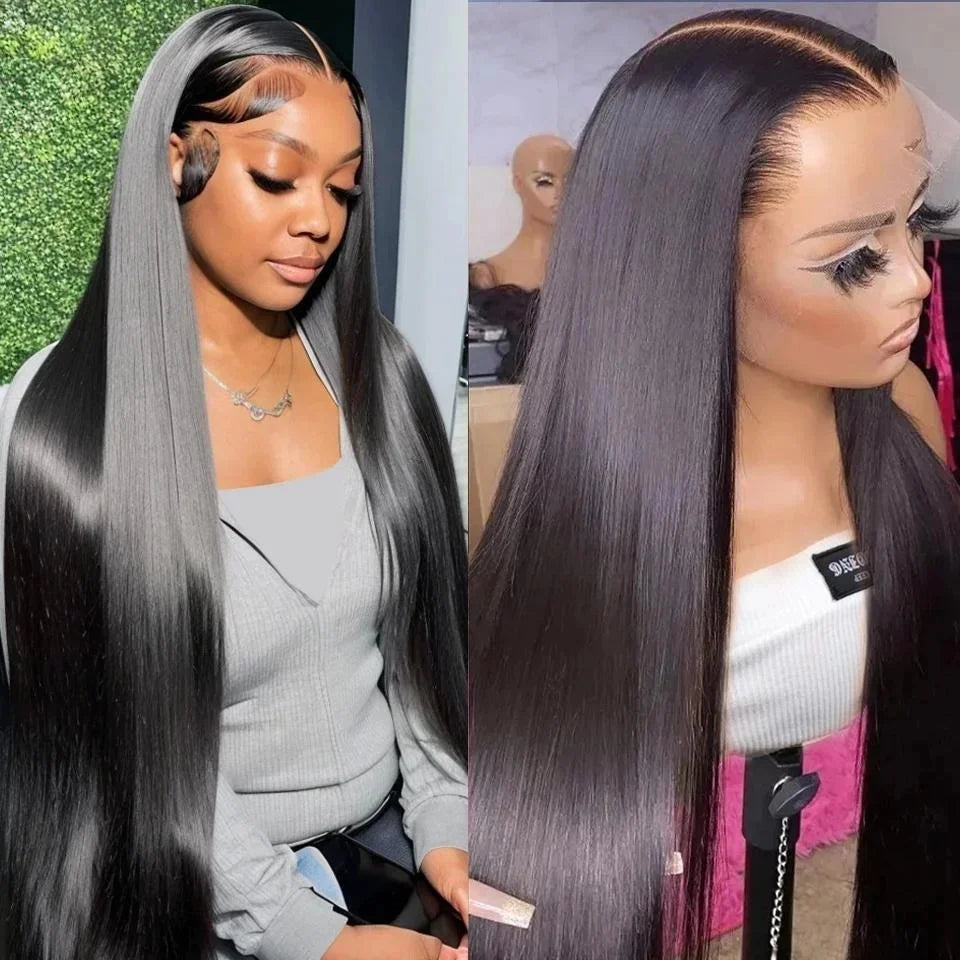 Bone straight frontal virgin hair/Wig
