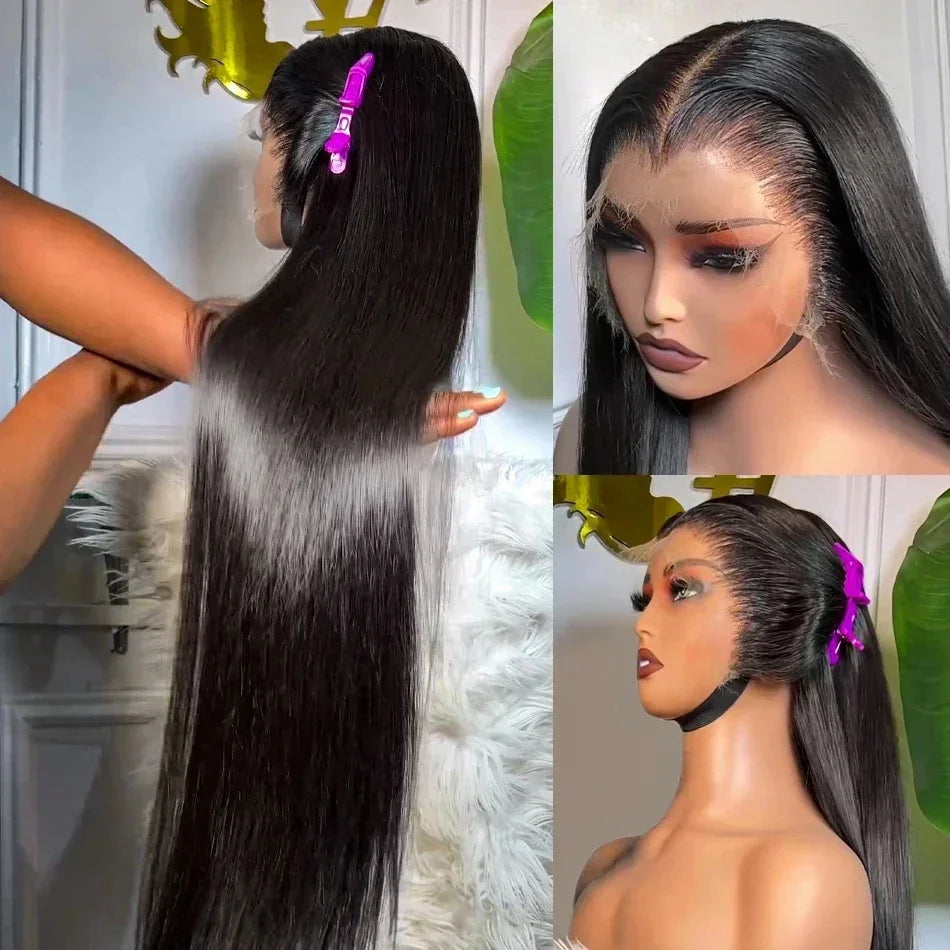 Bone straight frontal virgin hair/Wig